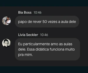 Lívia Seckler: Essa didática funciona muito pra mim.